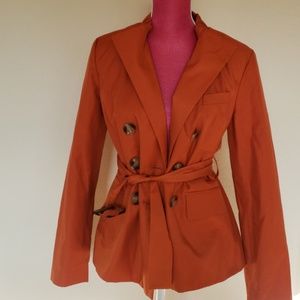 Chelsea & Theodore Crop Trench Coat